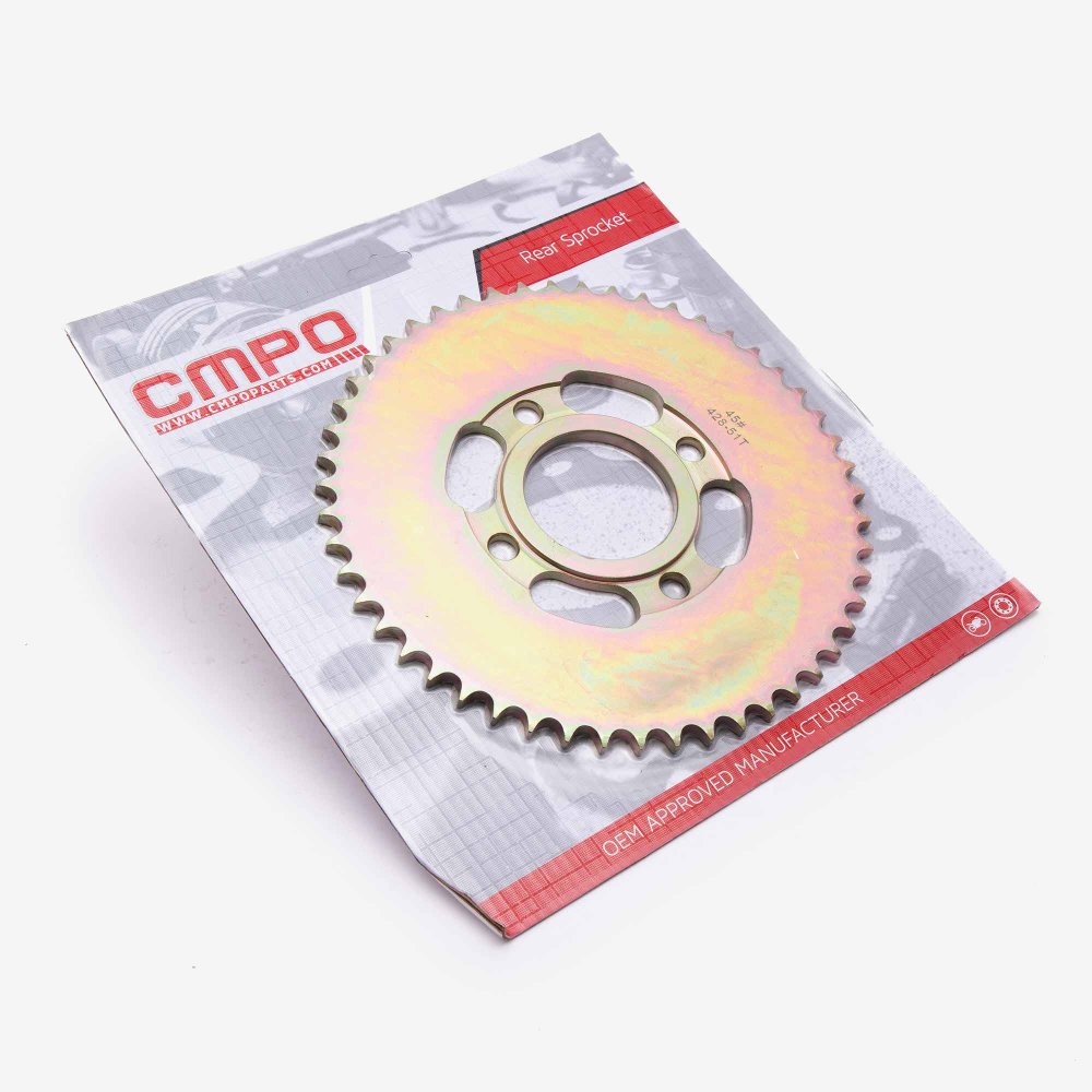 Lextek Rear Sprocket 428-51T 4 Bolt Fixing
