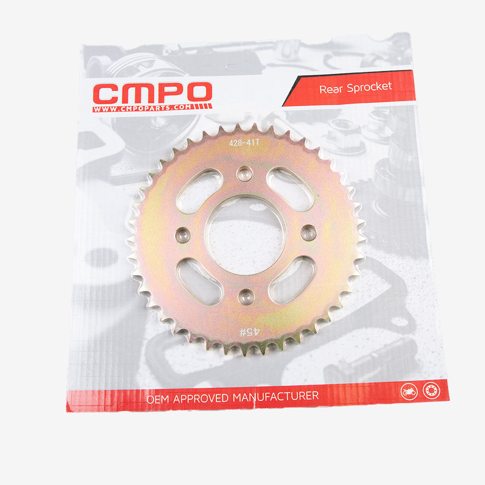 Lextek Rear Sprocket 428-41T 4 Bolt Fixing (M10)