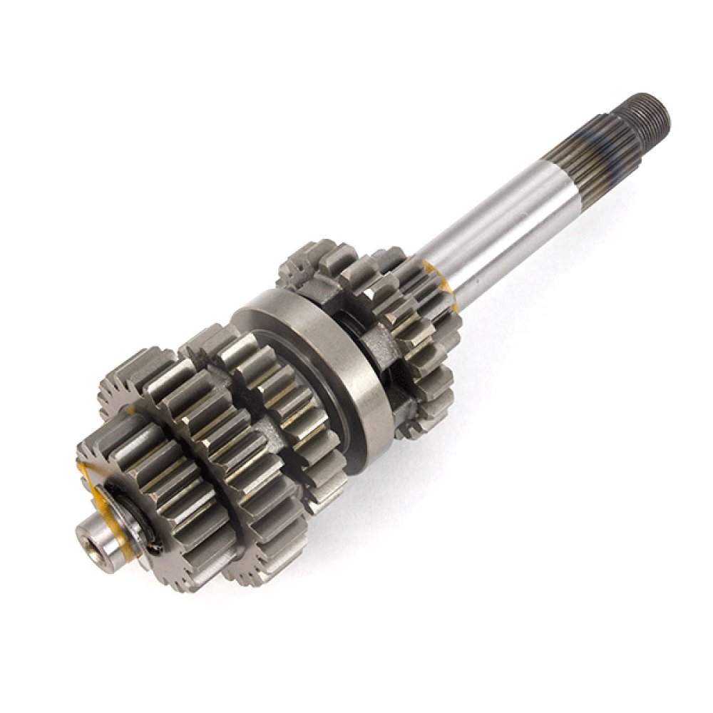 125cc Motorcycle Gearbox Input Shaft (Complete) ZY125 for ZS125-48F,ZS125-48E