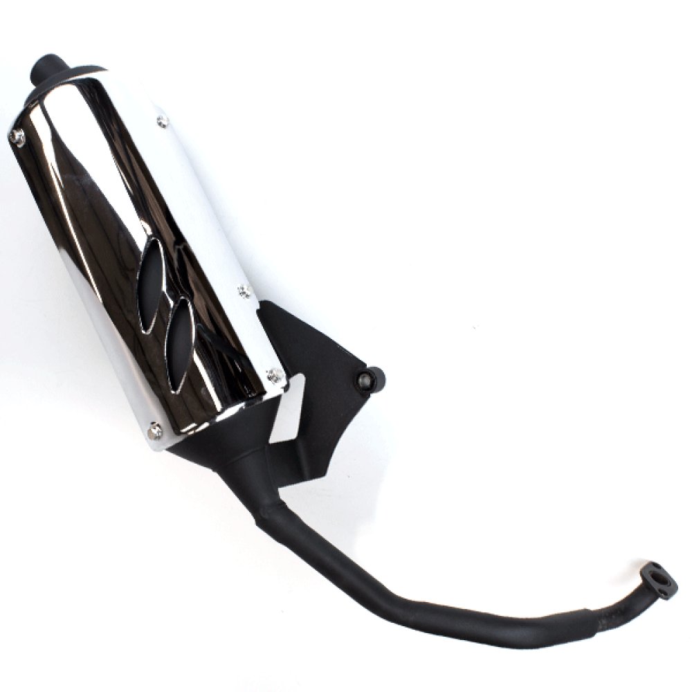 125cc Scooter Black Exhaust System for ZN125T-7H, ZN125T-7H(SINNIS), DB125T-7H