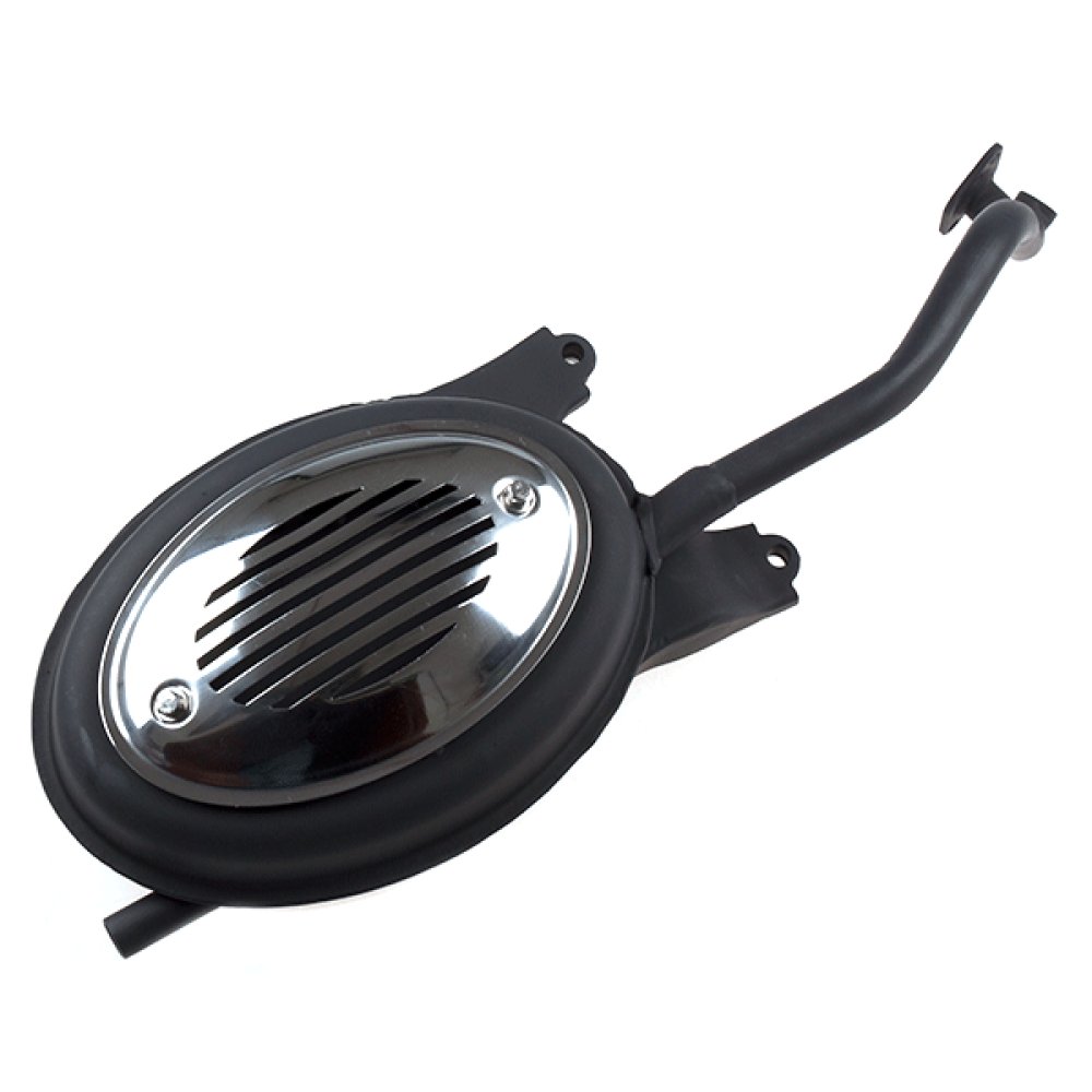 125cc Scooter Black Exhaust System for FT125T-27-E4