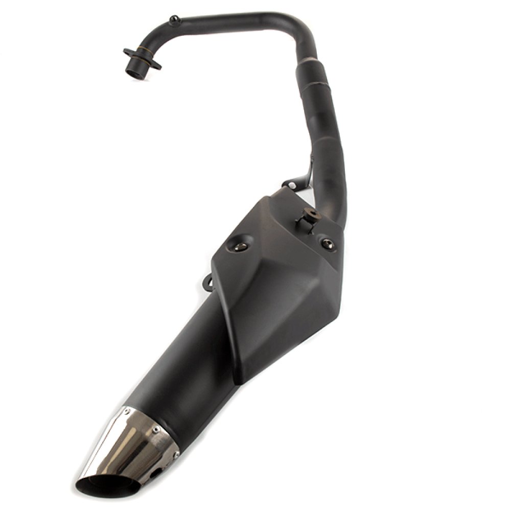125cc Motorcycle Black Exhaust System for XGJ125-28, MT125RR
