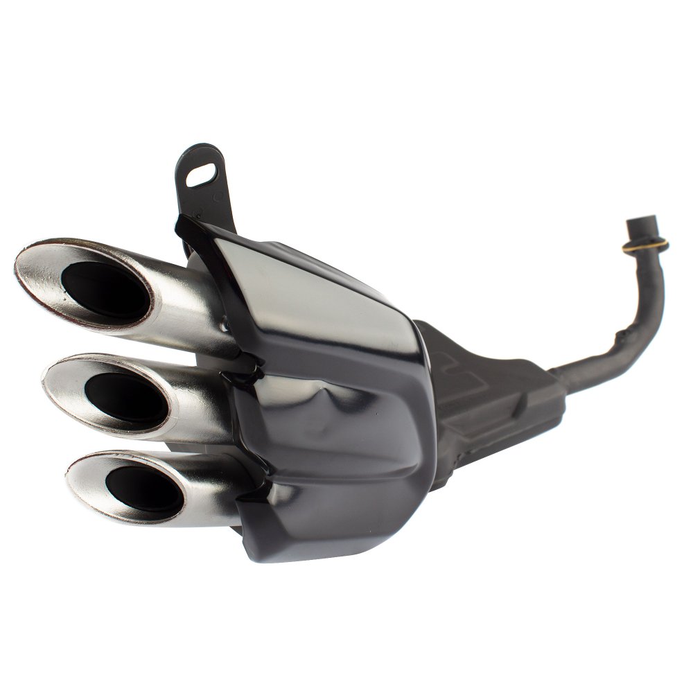 125cc Motorcycle Black Exhaust System for AD125A-U1