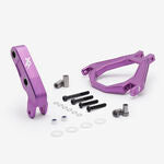 EBMX Rear Shock Linkage And Suspension Triangle for Light_bee Purple