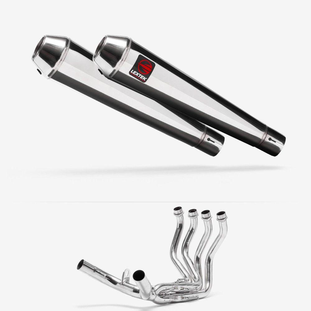 Lextek Polished Stainless Steel AC1 Classic Exhaust System 350mm