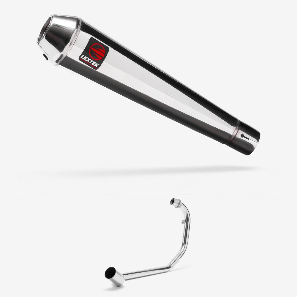 Lextek Stainless Steel AC1 Full Exhaust System for Lexmoto Tempest GT (17-24)
