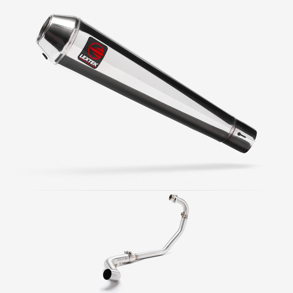 Lextek Stainless Steel AC1 Full Exhaust System for Lexmoto RSS 125 (22-24)