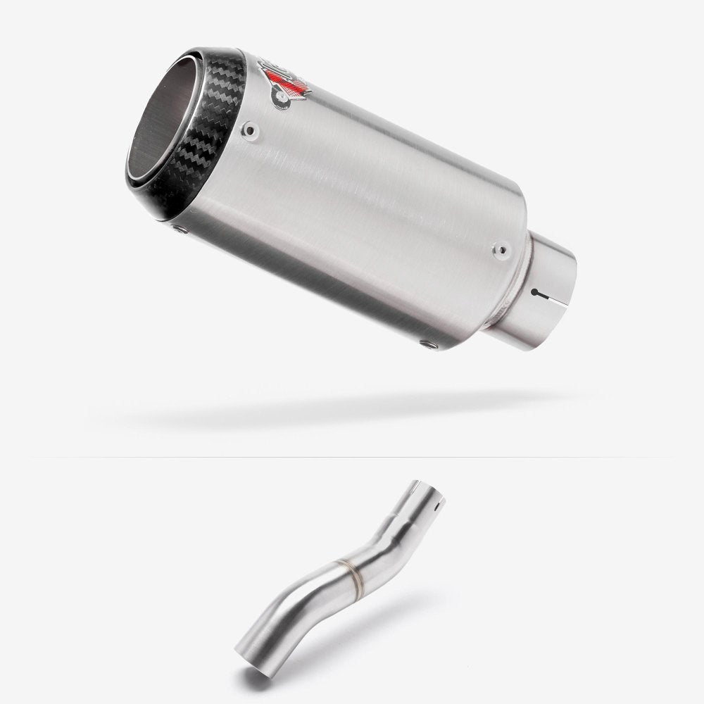 Lextek Stainless Steel CP1 Exhaust 150mm for Honda CBR500R (22-24) with Link Pipe